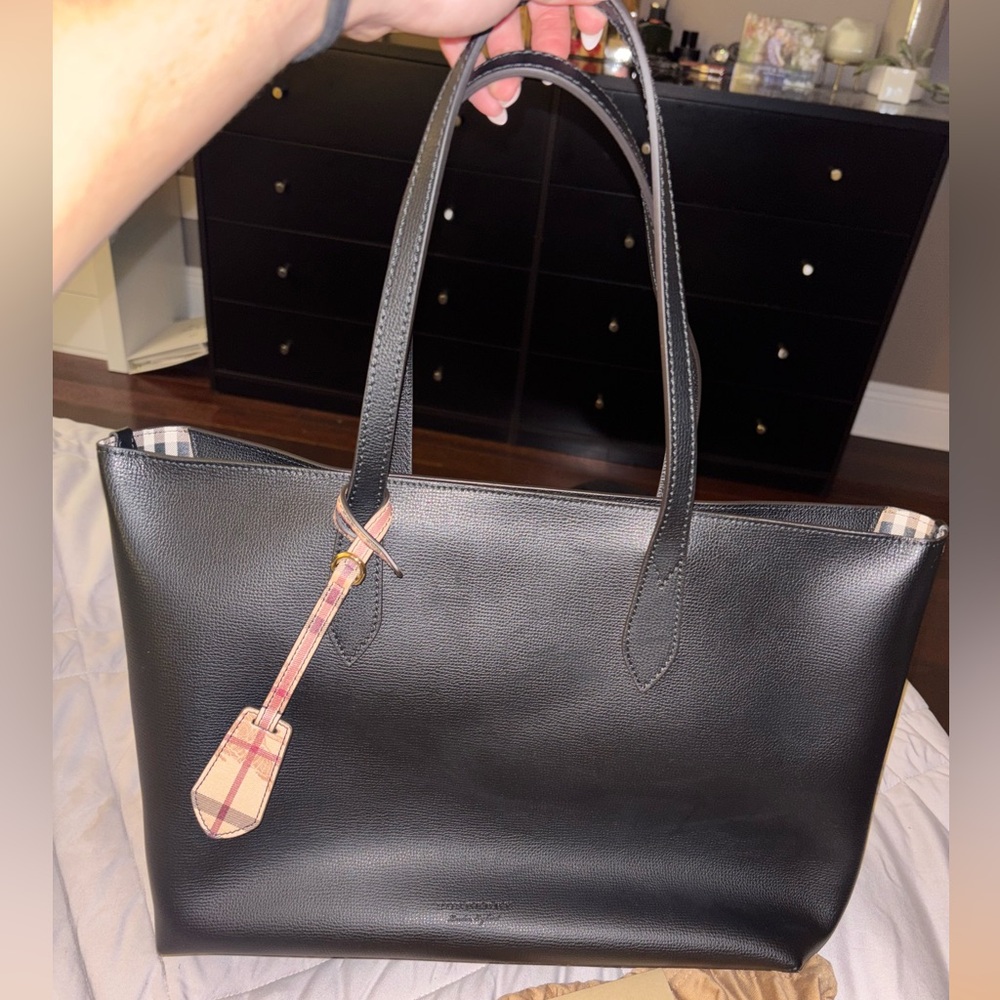 Burberry Haymarket Medium Tote